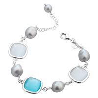 Armband Marcello Pane Dame ITACA COLORS in Silber Zircone BRML 040